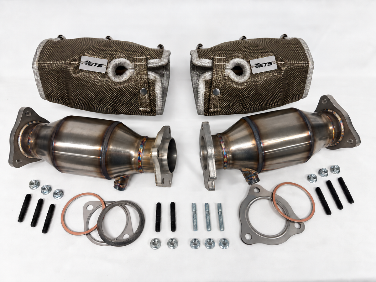 ETS Corvette C8 5.0" High Flow Catalytic Converters