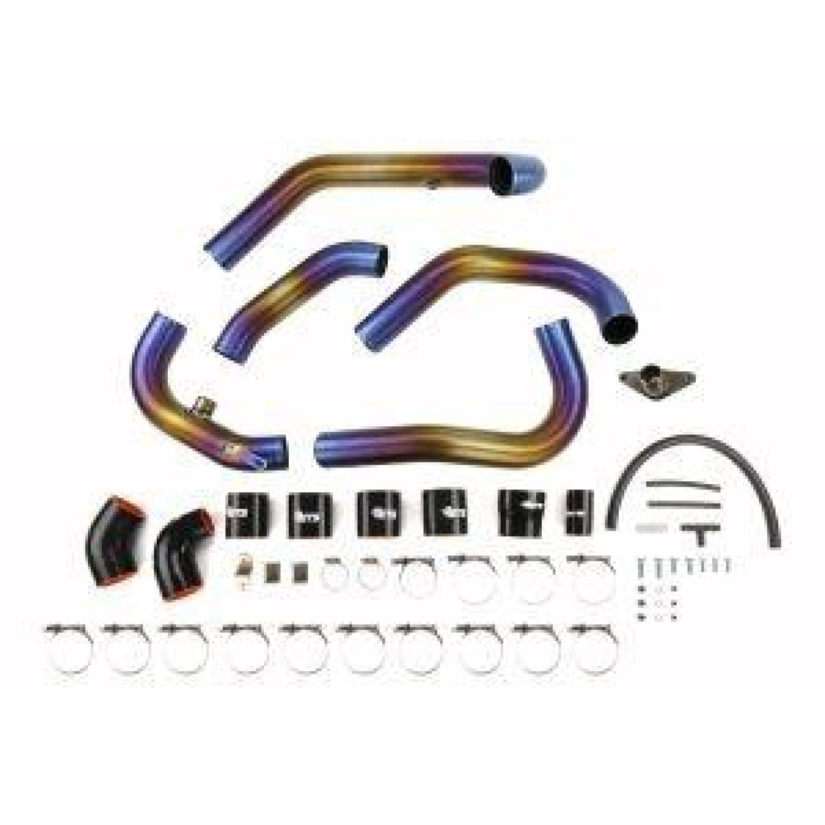 ETS 0814 Subaru STI Intercooler Piping Titanium Spot Anodize