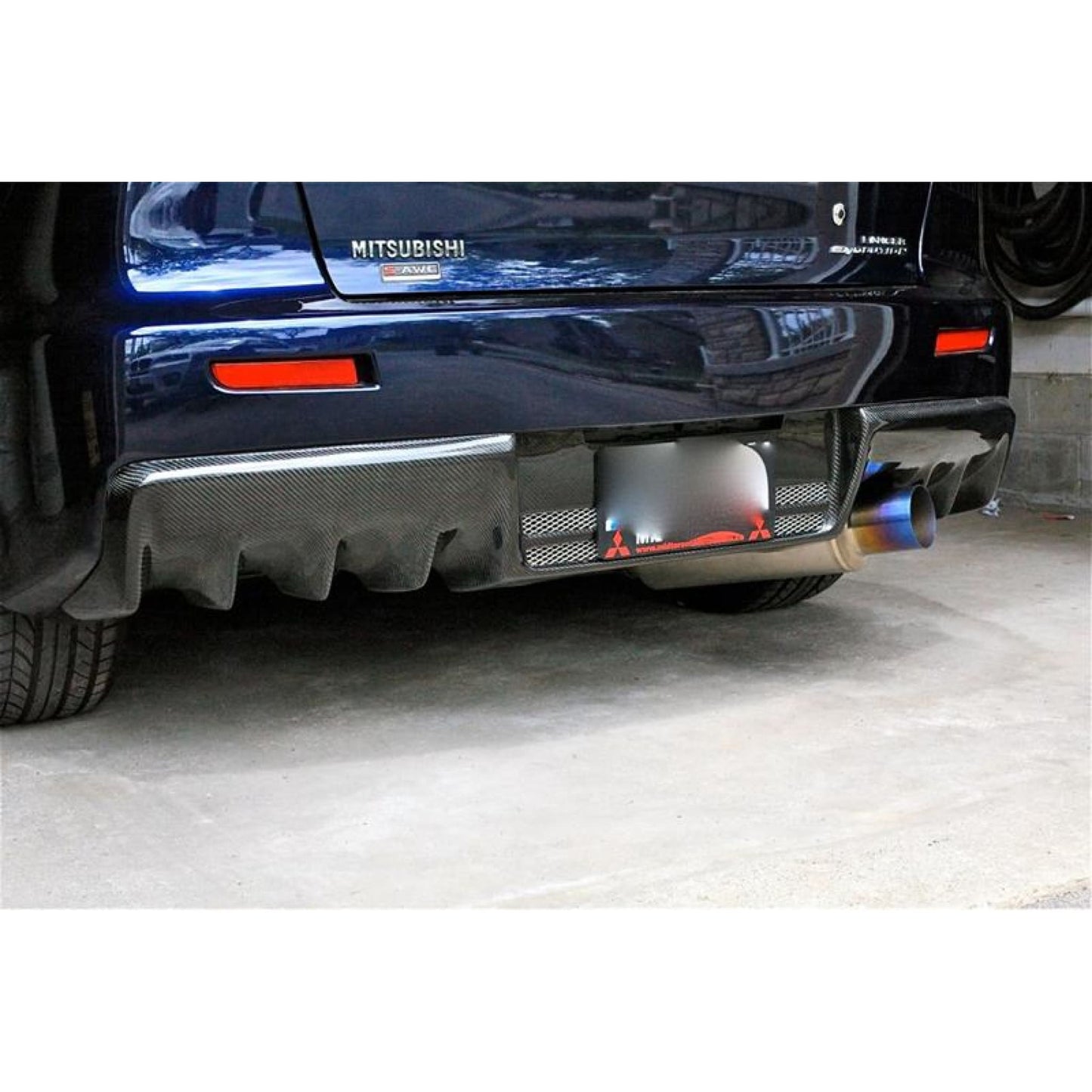 ETS 08-16 Mitsubishi Evo X Titanium Single Exit Exhaust System - Mitsubishi Evolution X