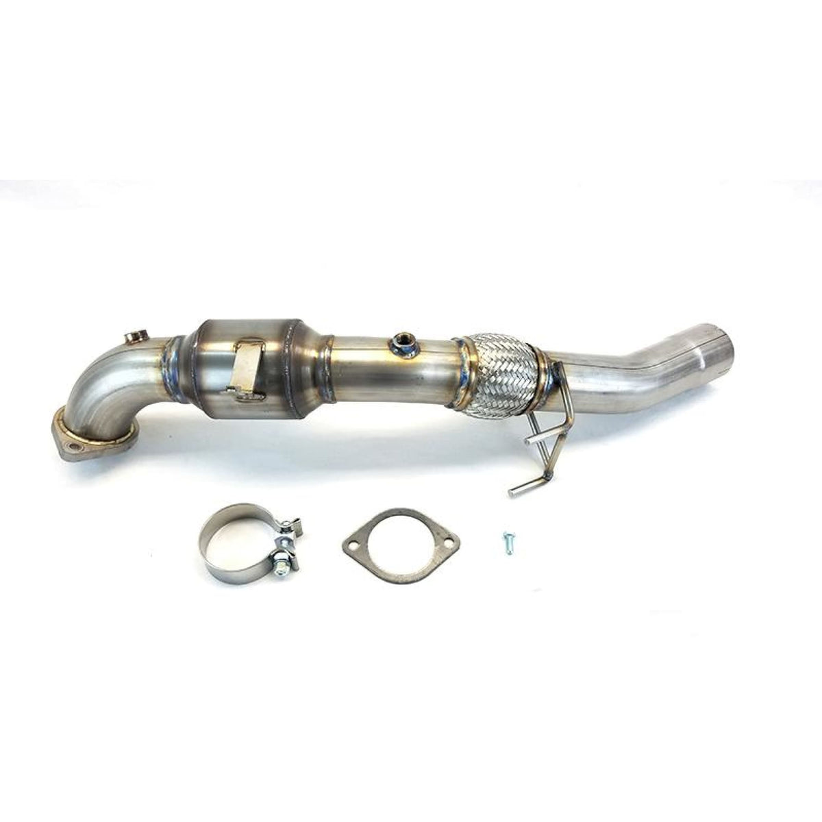 buying full exhaust, does the rs not have a bolt on header? Ford