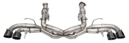Corsa 2020-25 Corvette C8 3in Xtreme Cat-Back Exhaust 4.5in Pol Quad Tips - Deletes stock AFM Valve