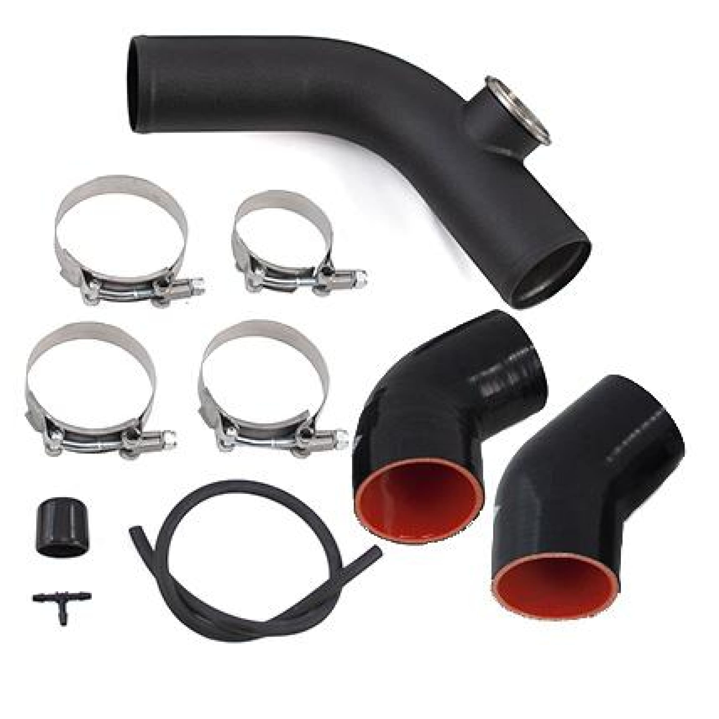 Rev9 Black Intercooler Charge Pipe Kit For 2015-2023 Ford Mustang EcoBoost 2.3L Turbo